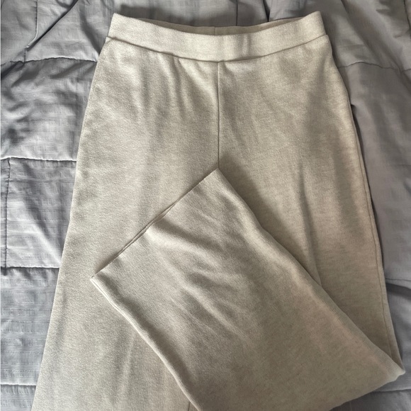 Zara Wide Leg Knit Pants - Picture 2 of 4